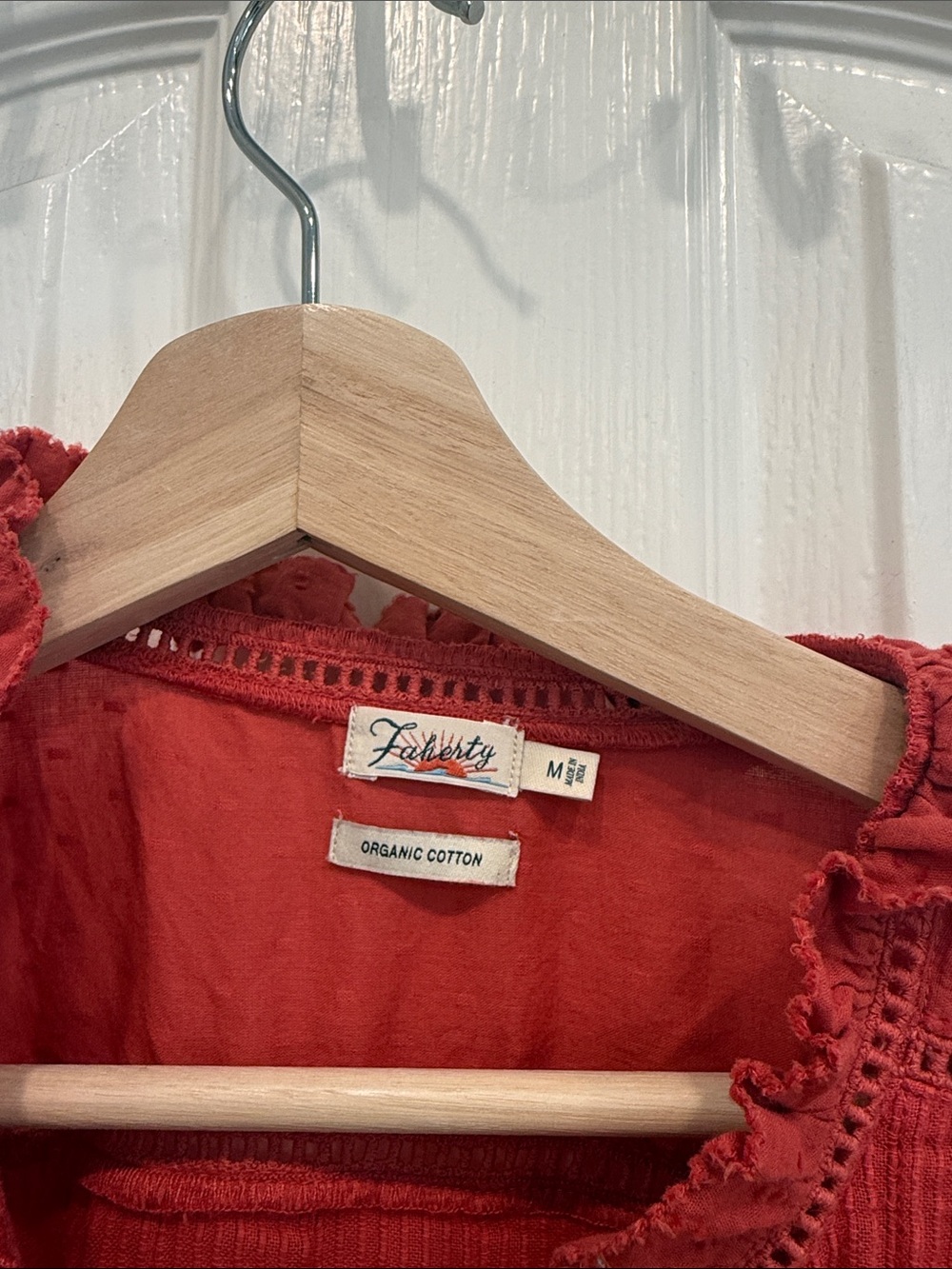 Faherty Willa organic cotton blouse - Picture 4 of 6